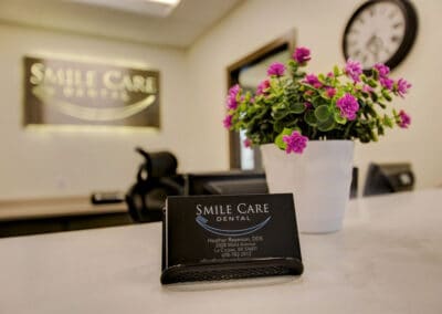 Smile Care Dental Center Front Counter